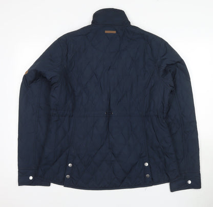 Womens UK Size 12 Regatta Blue Quilted Coat