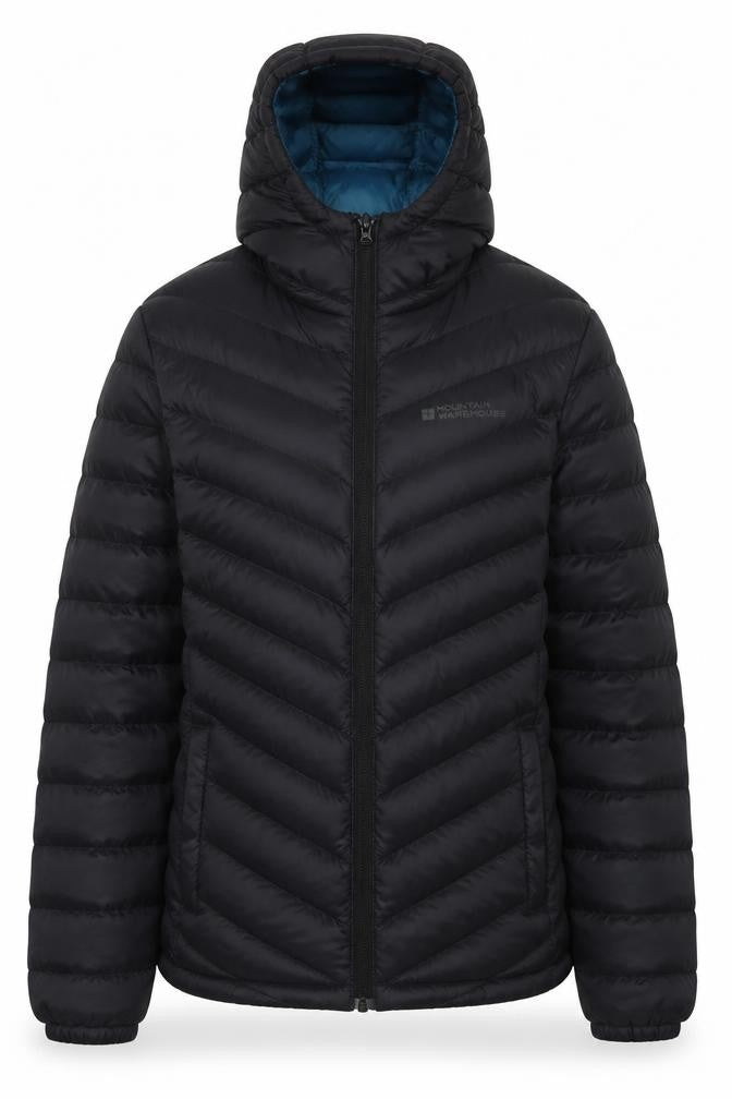 Womens UK Size 6 Mountain Warehouse Black Puffer Jacket