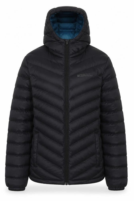 Womens UK Size 6 Mountain Warehouse Black Puffer Jacket