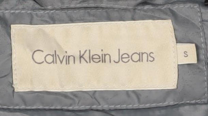 Calvin Klein Jeans Women's Grey Puffer Jacket S