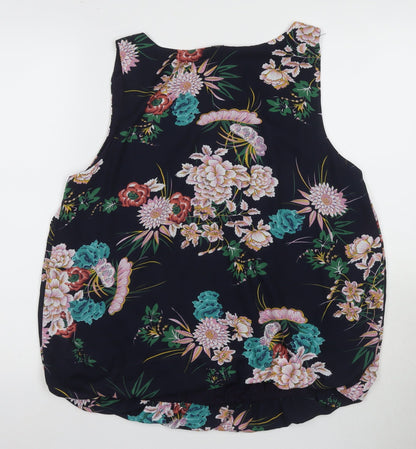 Zabaione Women's Multicoloured 2XL Floral Tank