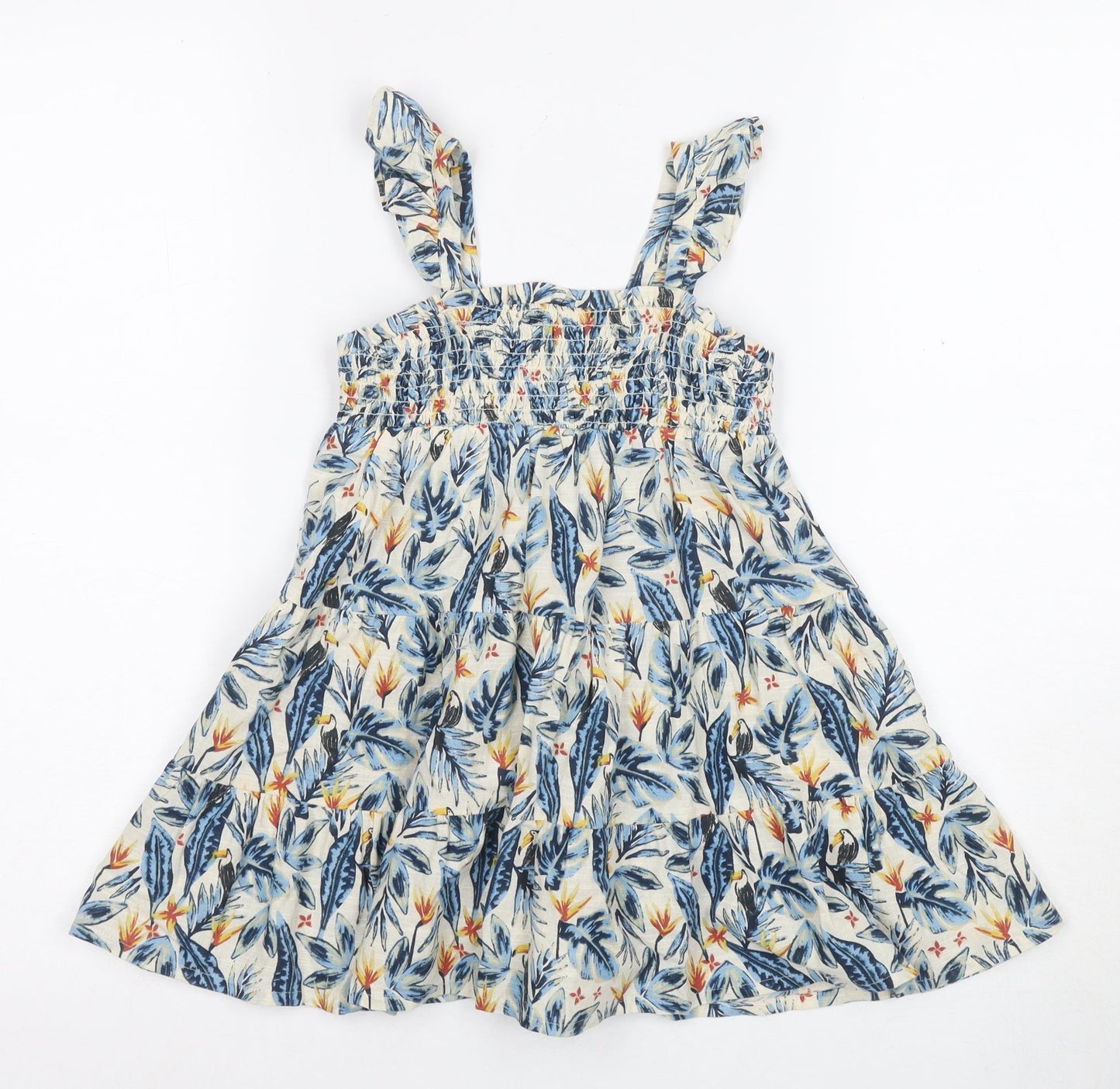 Marks and Spencer Girls Multicoloured A-Line Dress, 2-3 Years