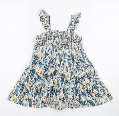 Marks and Spencer Girls Multicoloured A-Line Dress, 2-3 Years