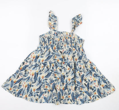 Marks and Spencer Girls Multicoloured A-Line Dress, 2-3 Years
