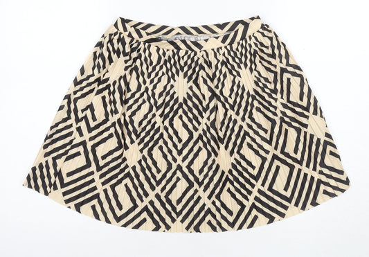 ASOS Women's Geometric Pleated Skirt Size 10