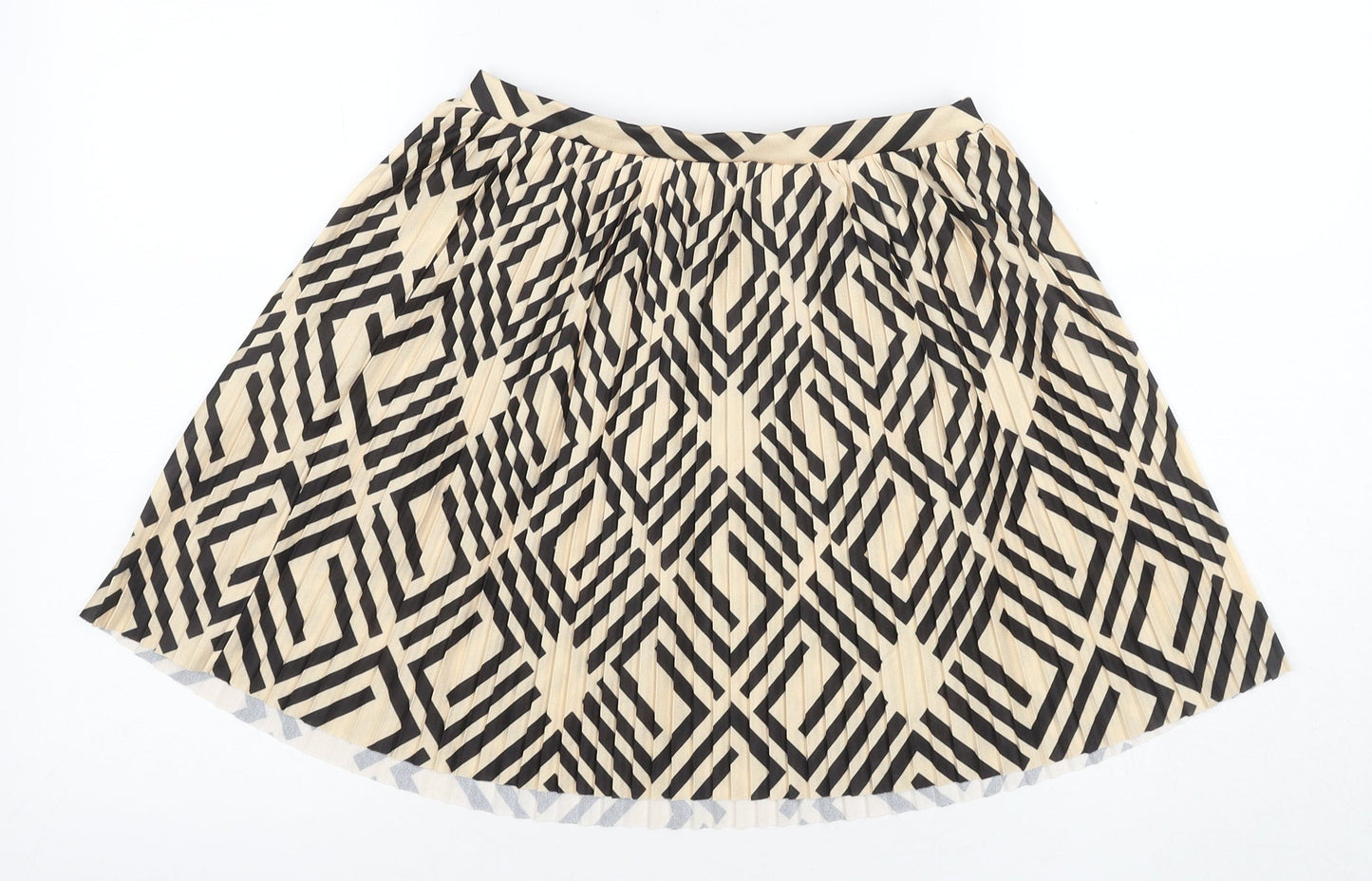 ASOS Women's Geometric Pleated Skirt Size 10