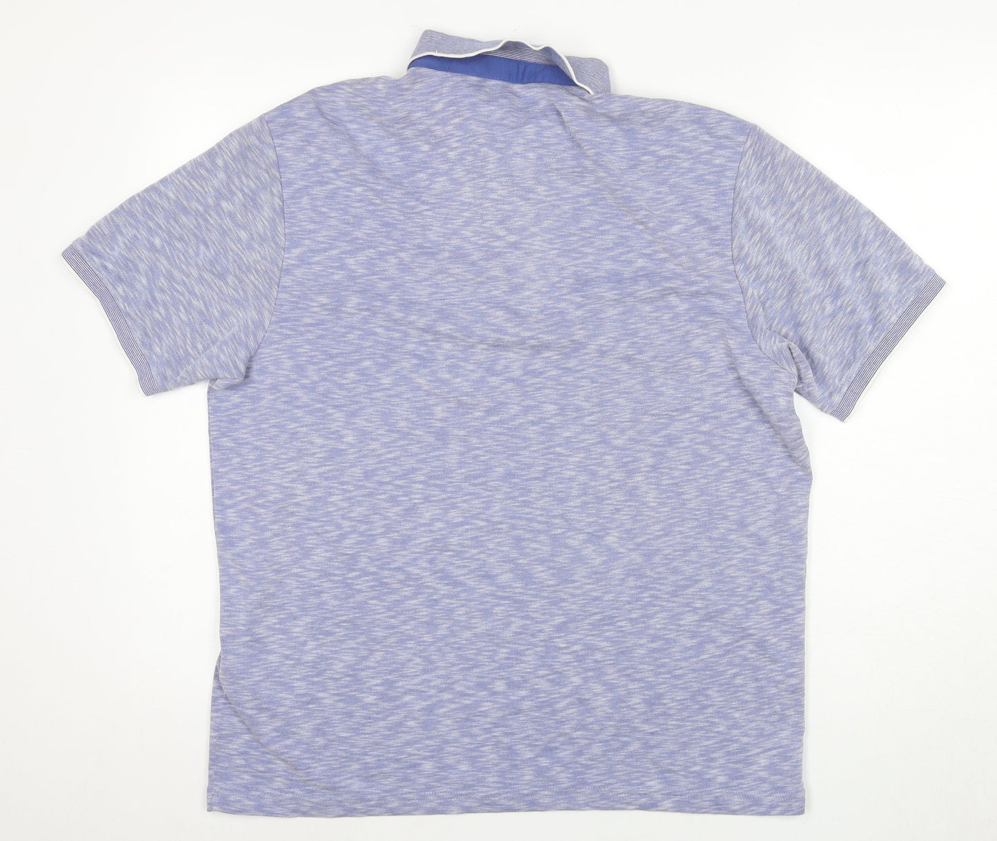 Marks and Spencer Men's Blue Medium Polo Shirt