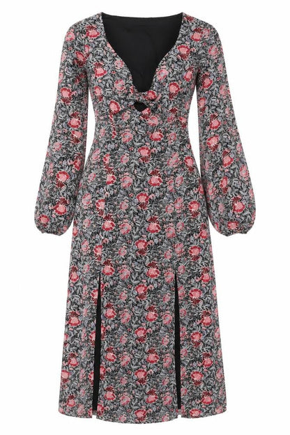 Nasty Gal Women's Floral Sheath Dress, UK 6, Multicoloured