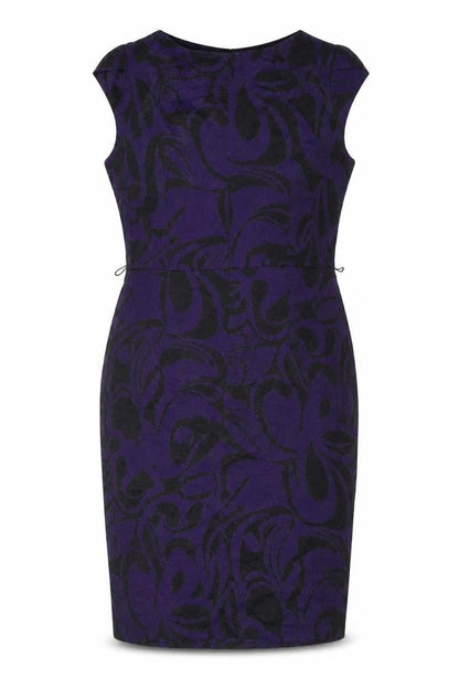 Per Una Women's Purple Floral Sheath Dress, Size 14