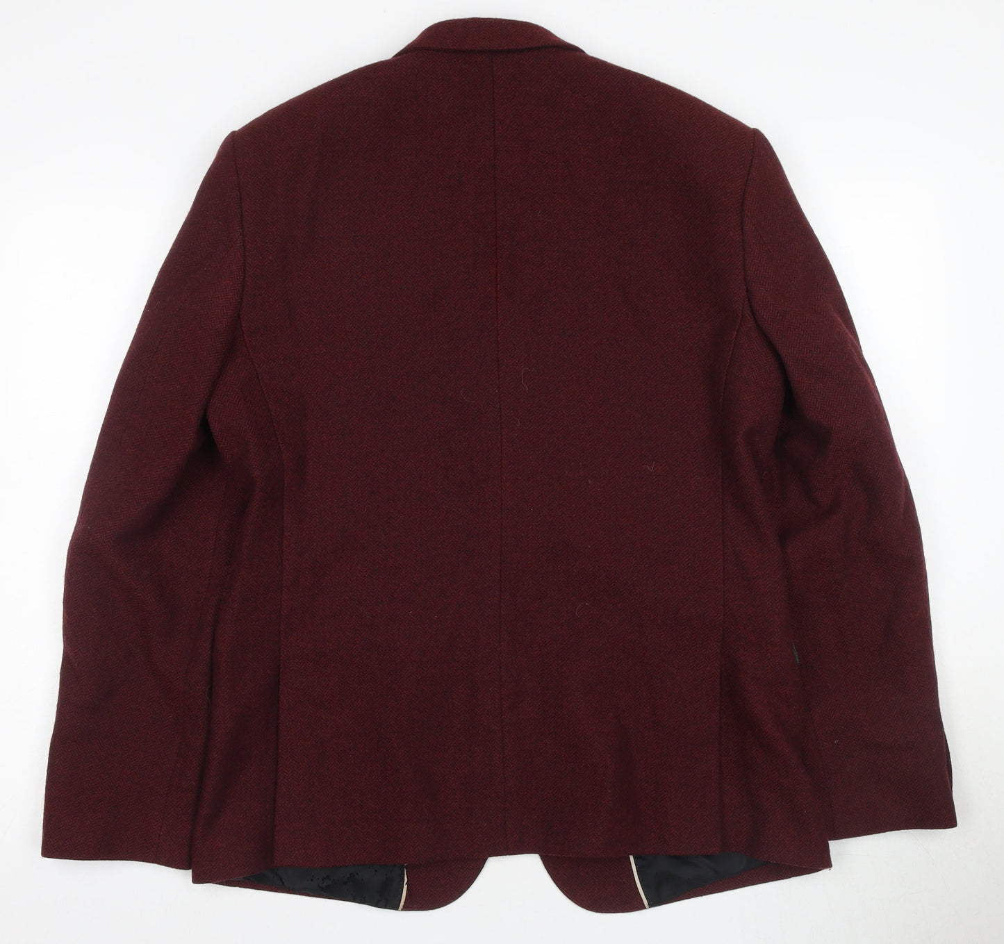 Mens UK Size L River Island Regular Red Suit Jacket