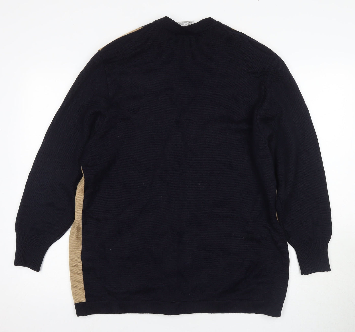 Basler Womens Multicoloured Wool Argyle Cardigan Size 16