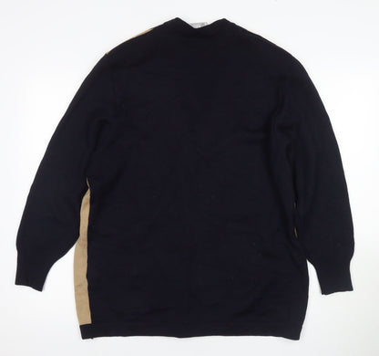 Basler Womens Multicoloured Wool Argyle Cardigan Size 16