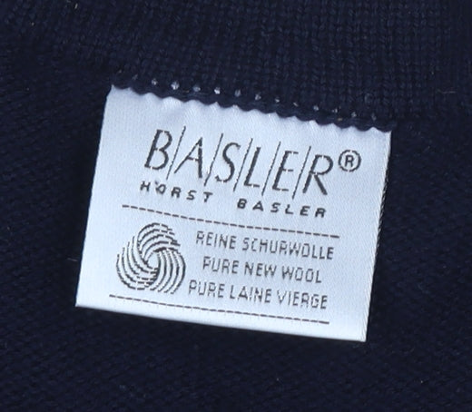 Basler Womens Multicoloured Wool Argyle Cardigan Size 16