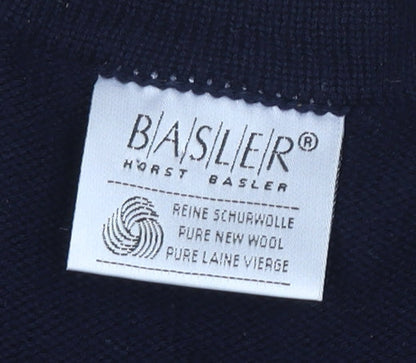 Basler Womens Multicoloured Wool Argyle Cardigan Size 16