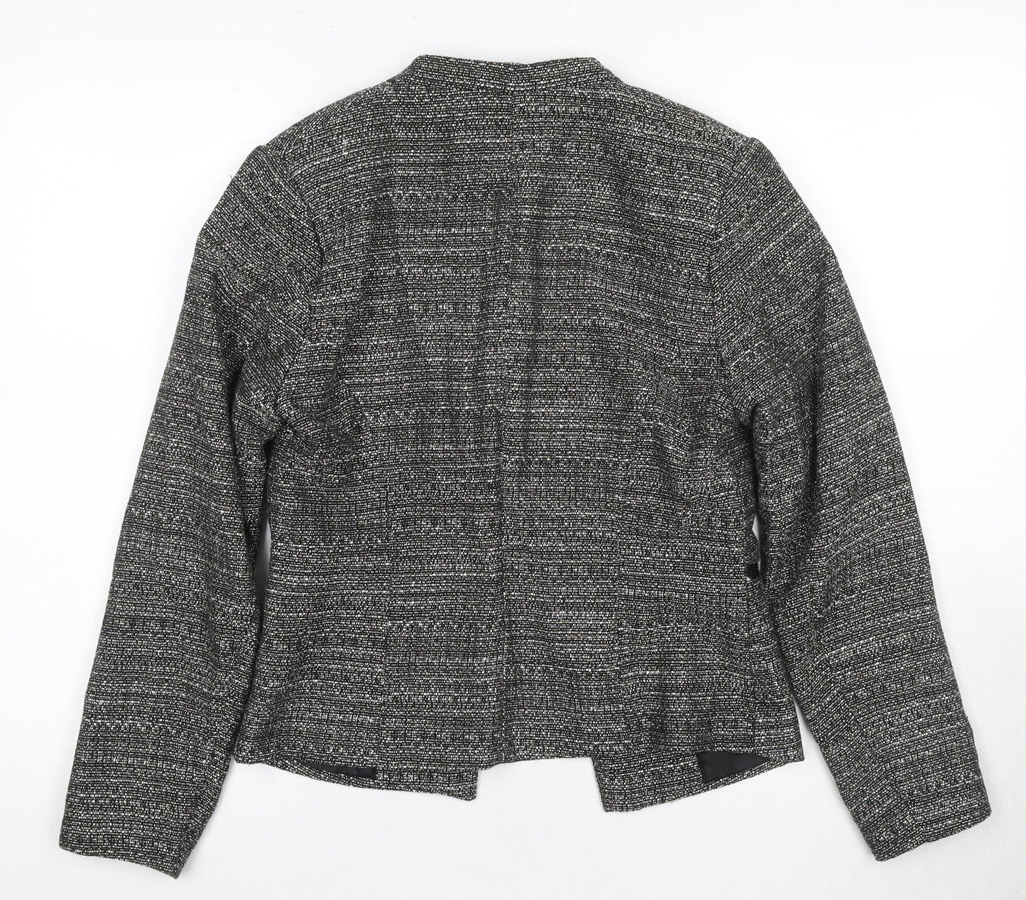 H&M Womens Multicoloured Bouclé Blazer Size 14