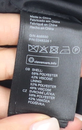 H&M Womens Multicoloured Bouclé Blazer Size 14