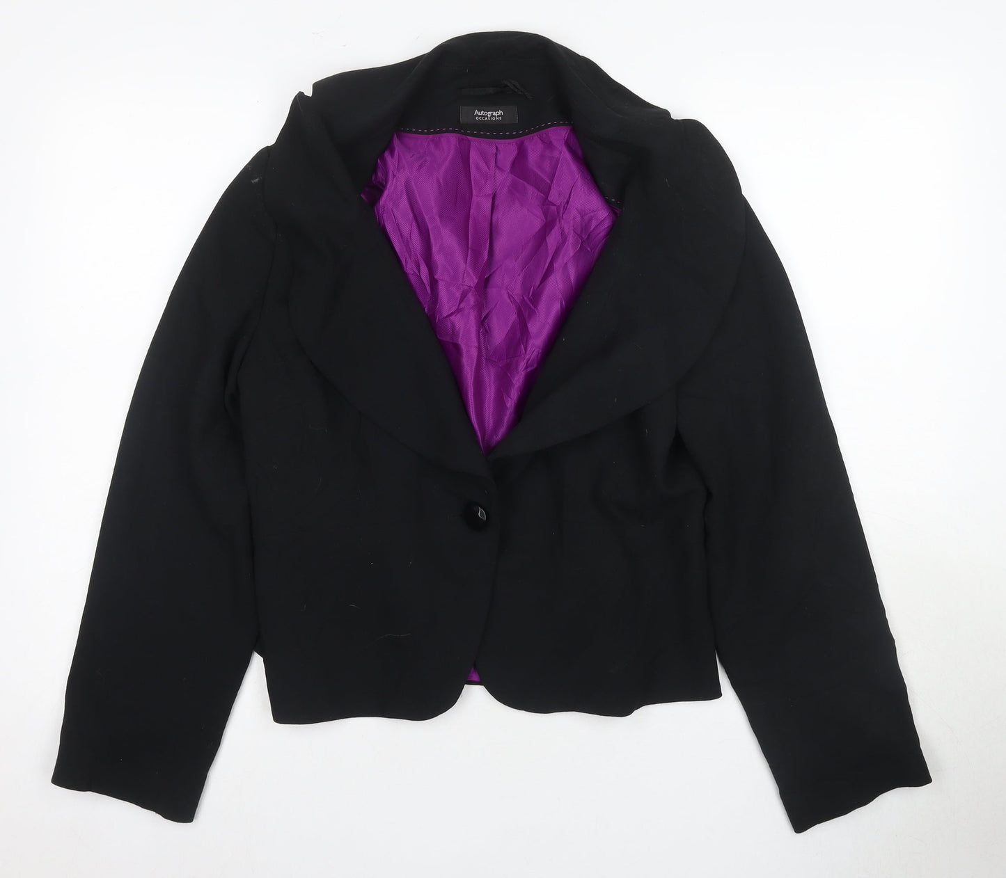 Marks and Spencer Women’s Black Suit Jacket Size 16