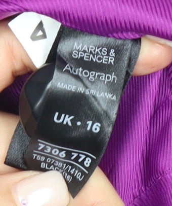 Marks and Spencer Women’s Black Suit Jacket Size 16