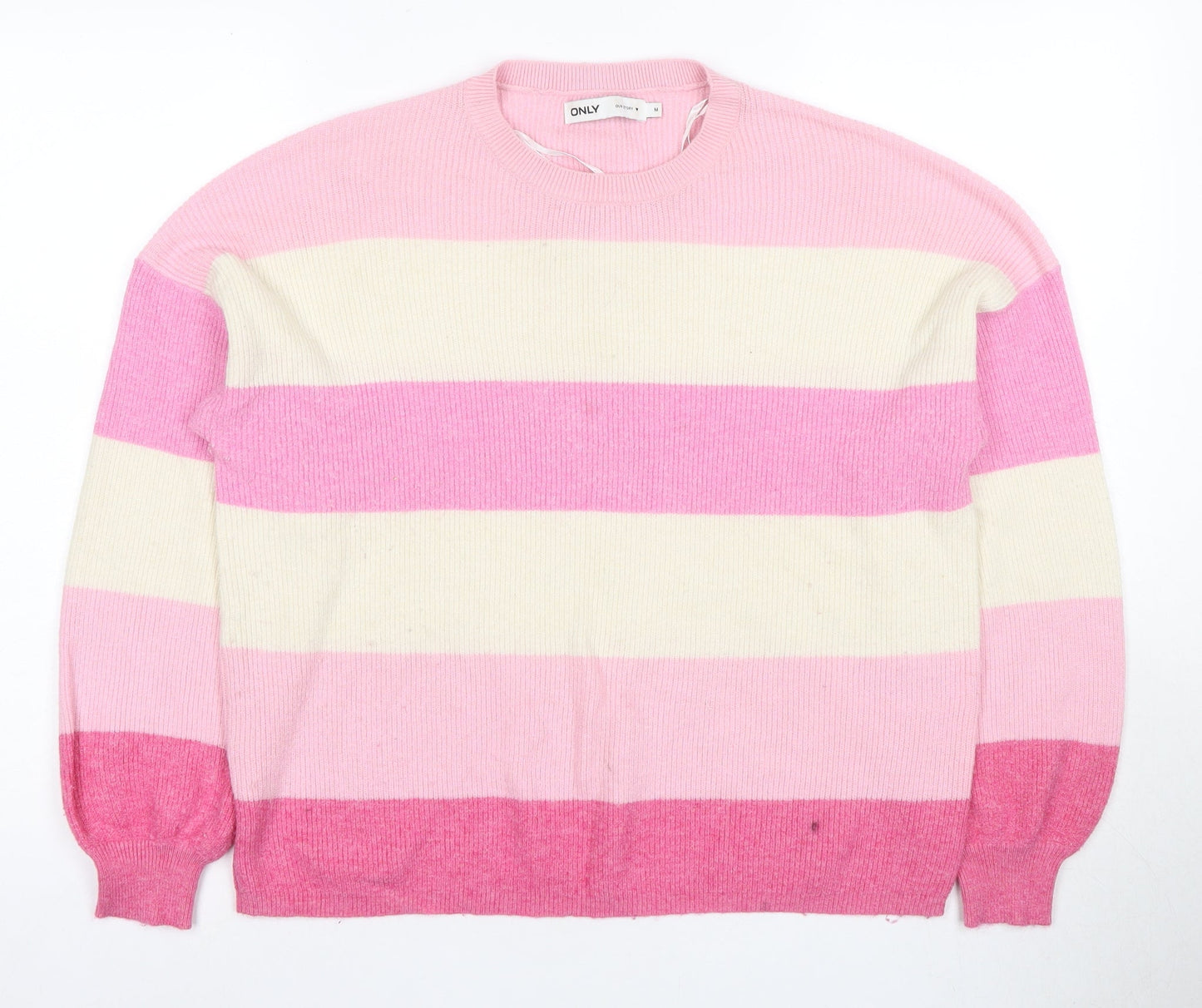 Womens UK Size M Only Pink Pullover Jumper