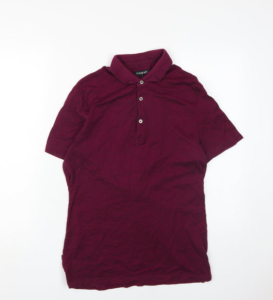 Marks and Spencer Men's Red Small Polo Shirt