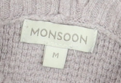 Womens UK Size M Monsoon Beige Pullover Jumper