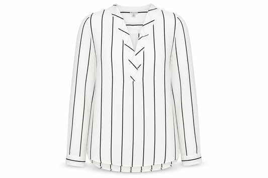 Womens UK Size 10 Jacqueline de Yong White Basic Blouse