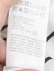 Jacqueline de Yong Women's White Striped Blouse Size 10