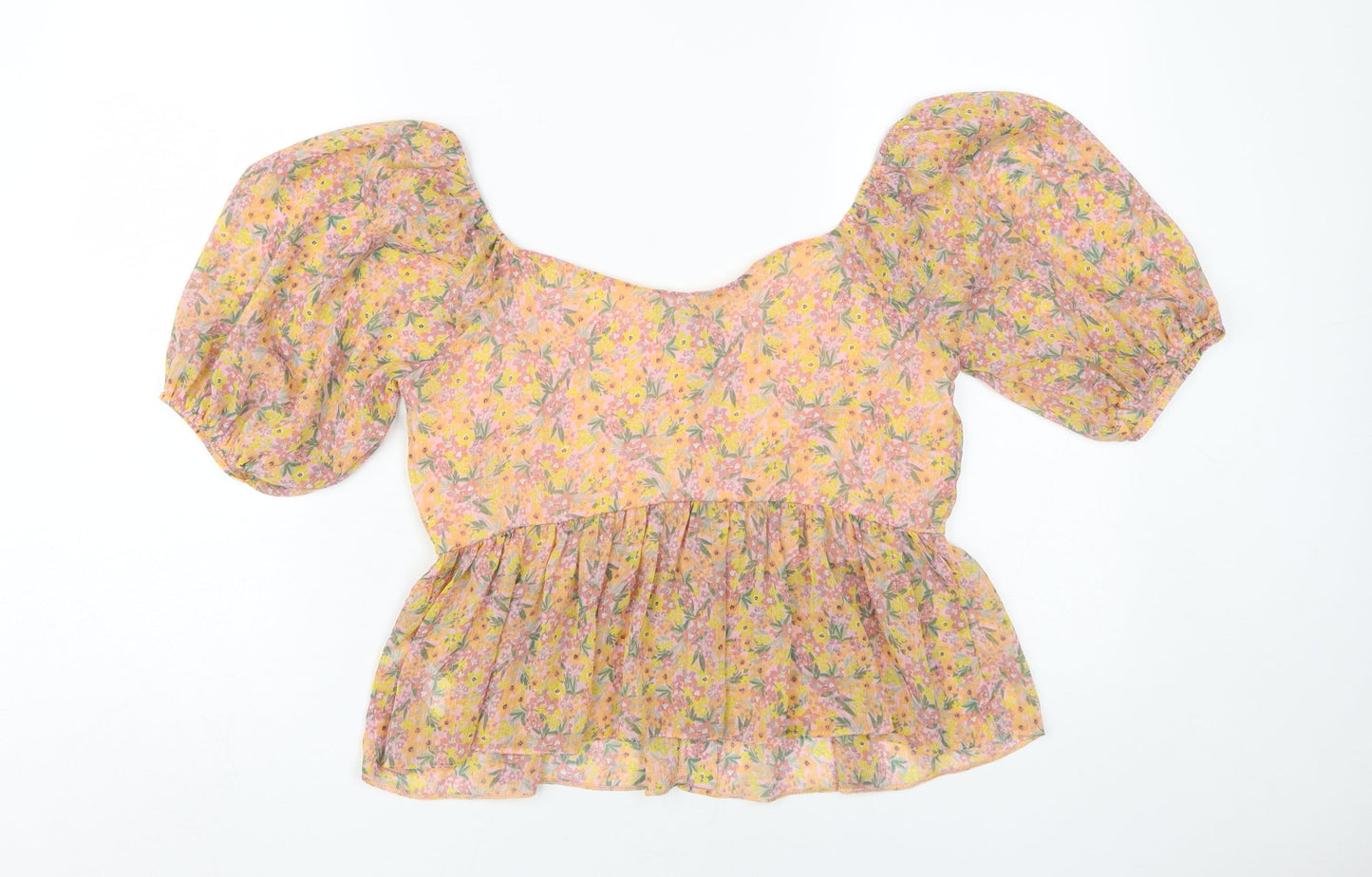 Womens UK Size 12 New Look Multicoloured Tunic Blouse