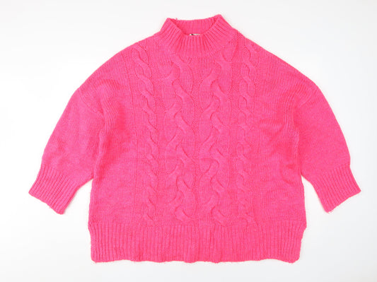 Womens UK Size XL NEXT Pink Pullover Jumper