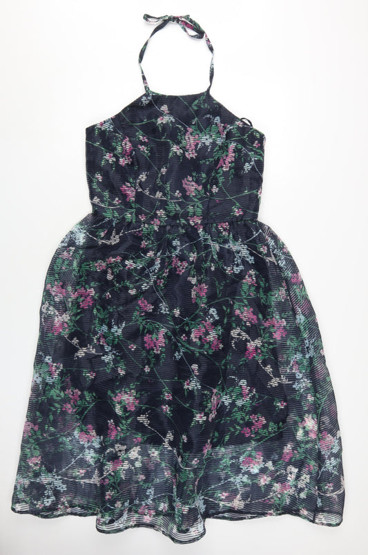 Marks and Spencer Women's Floral Halter Midi Dress