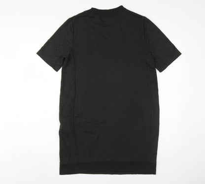 Oliver Bonas Women’s Black T-Shirt Dress Size 10