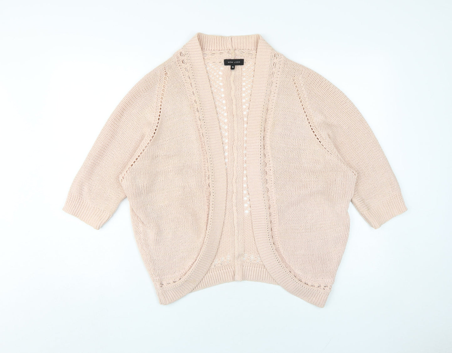 Womens UK Size 10 New Look Beige Cardigan Jumper