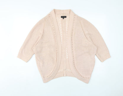 Womens UK Size 10 New Look Beige Cardigan Jumper