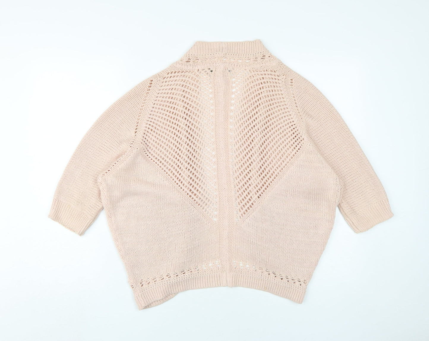 Womens UK Size 10 New Look Beige Cardigan Jumper