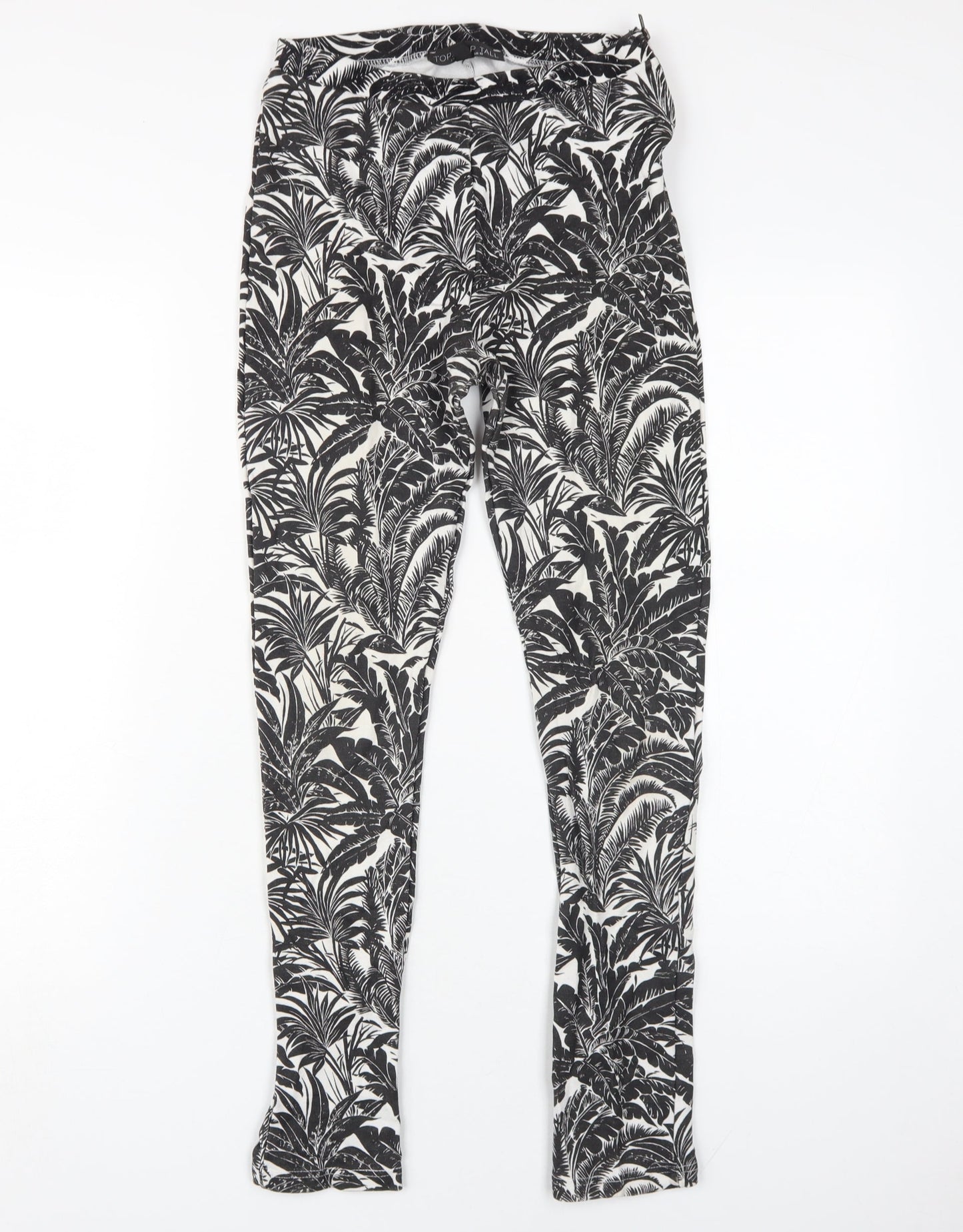 Womens UK Size 10 Topshop Slim Fit Jegging Black Trousers