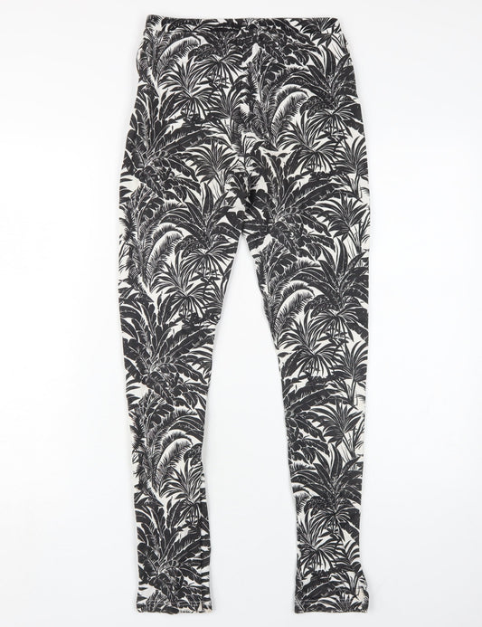 Womens UK Size 10 Topshop Slim Fit Jegging Black Trousers