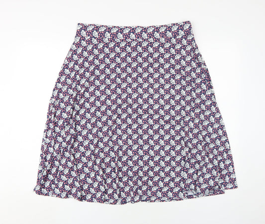 Marks and Spencer Women's Purple A-Line Skirt, Size 16