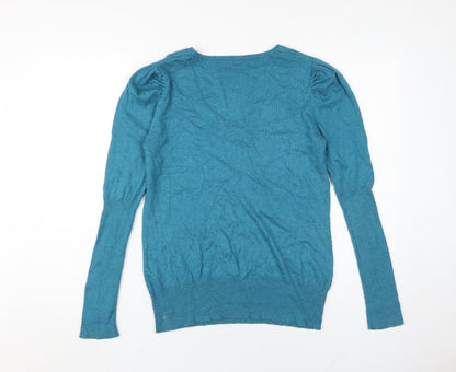 Womens UK Size 14 Dorothy Perkins Blue Pullover Jumper