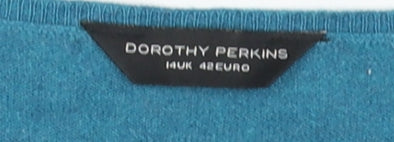 Womens UK Size 14 Dorothy Perkins Blue Pullover Jumper