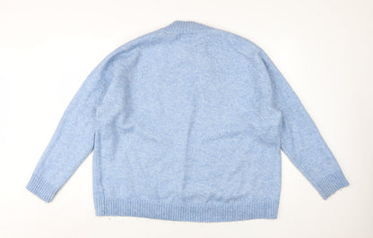 Womens UK Size M H&M Blue Pullover Jumper