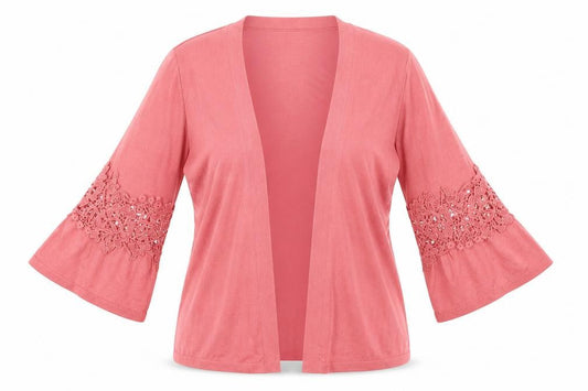 Womens UK Size 12 M&Co Pink Cardigan Jumper