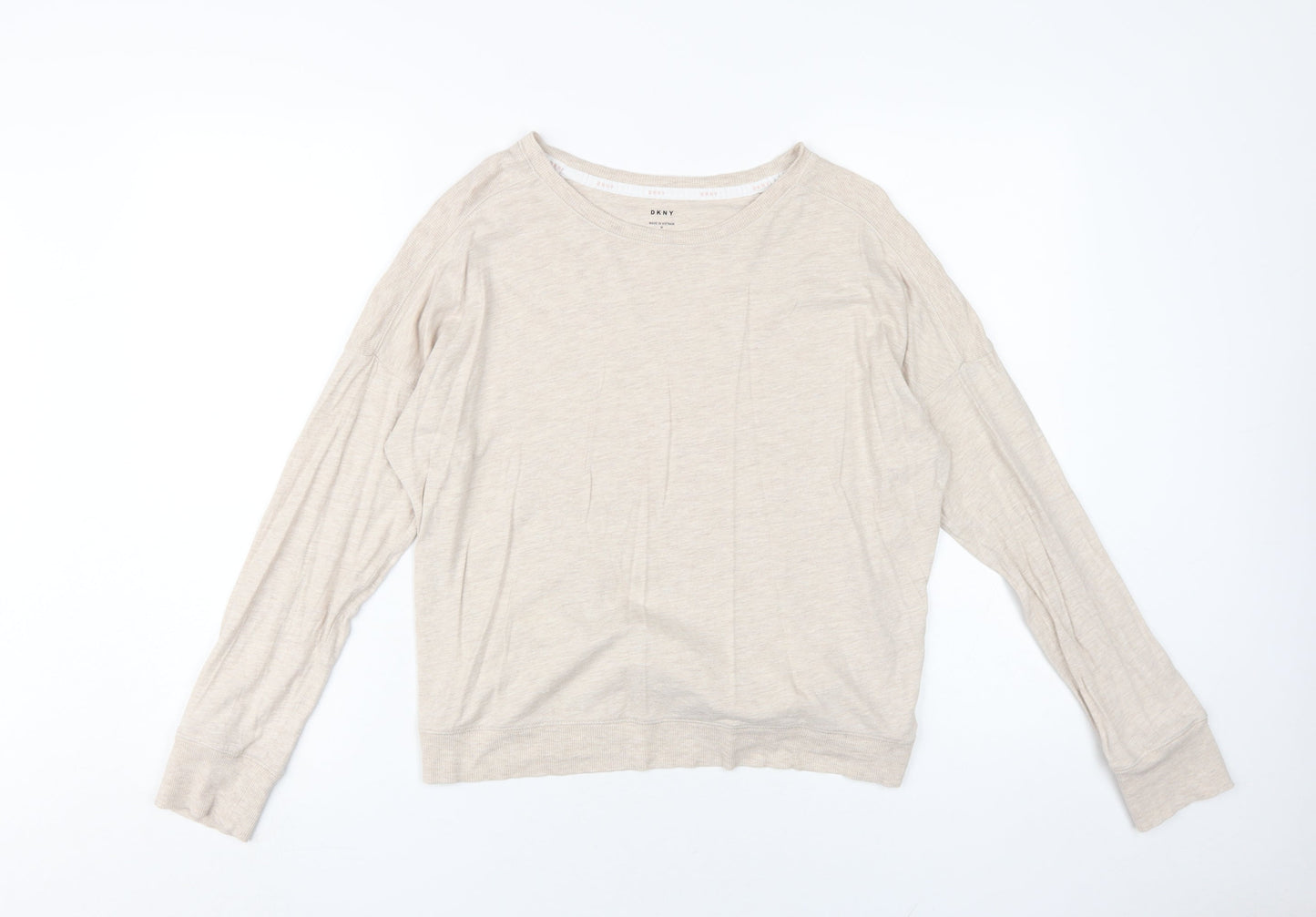 Womens UK Size M DKNY Beige  T-Shirt