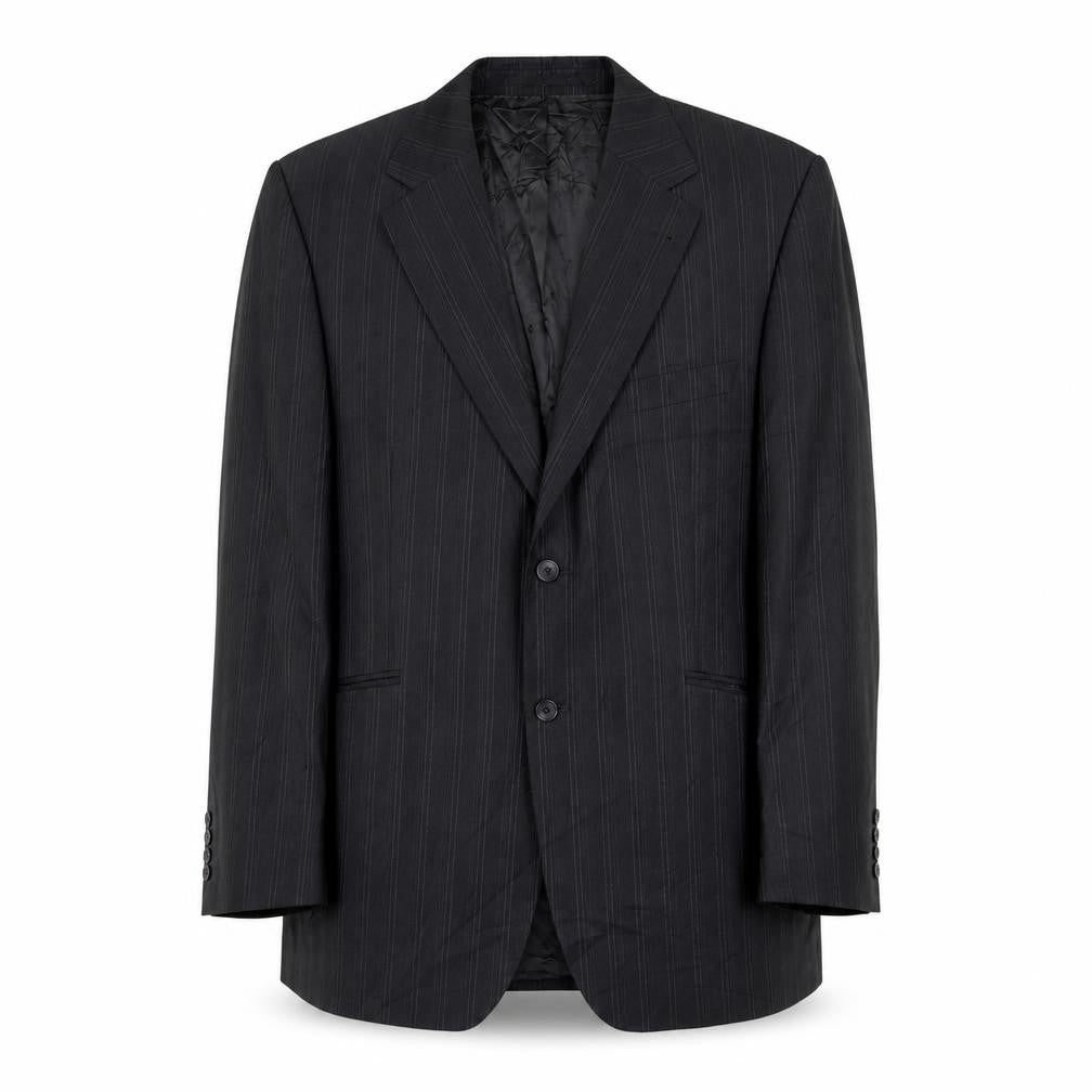 Mens UK Size 44 Jeff Banks Regular Black Suit Jacket