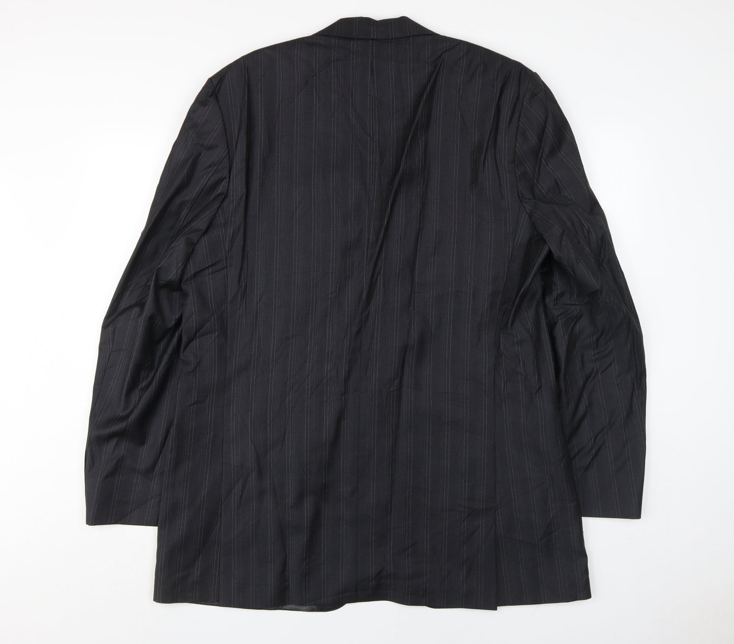 Mens UK Size 44 Jeff Banks Regular Black Suit Jacket