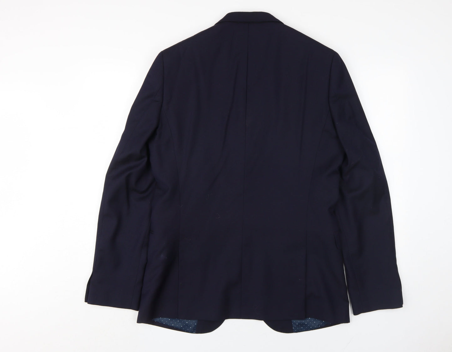 Mens UK Size 40 T.M.Lewin Regular Blue Suit Jacket
