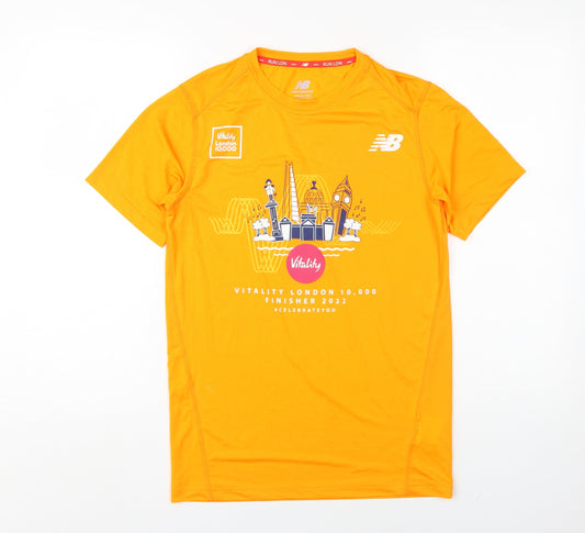 New Balance Unisex Orange XS Short Sleeve T-Shirt