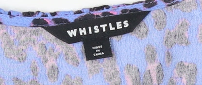 Whistles Women's Multicoloured Wrap Blouse Size 16
