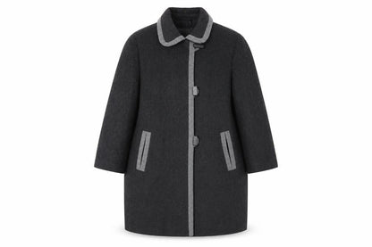 Womens UK Size 12 Eastex Black Overcoat