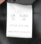 Womens UK Size 12 Eastex Black Overcoat