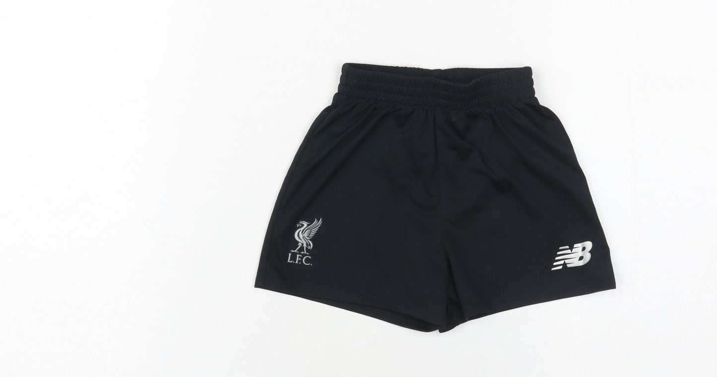 New Balance Boys Black Sports Shorts 12-18 Months